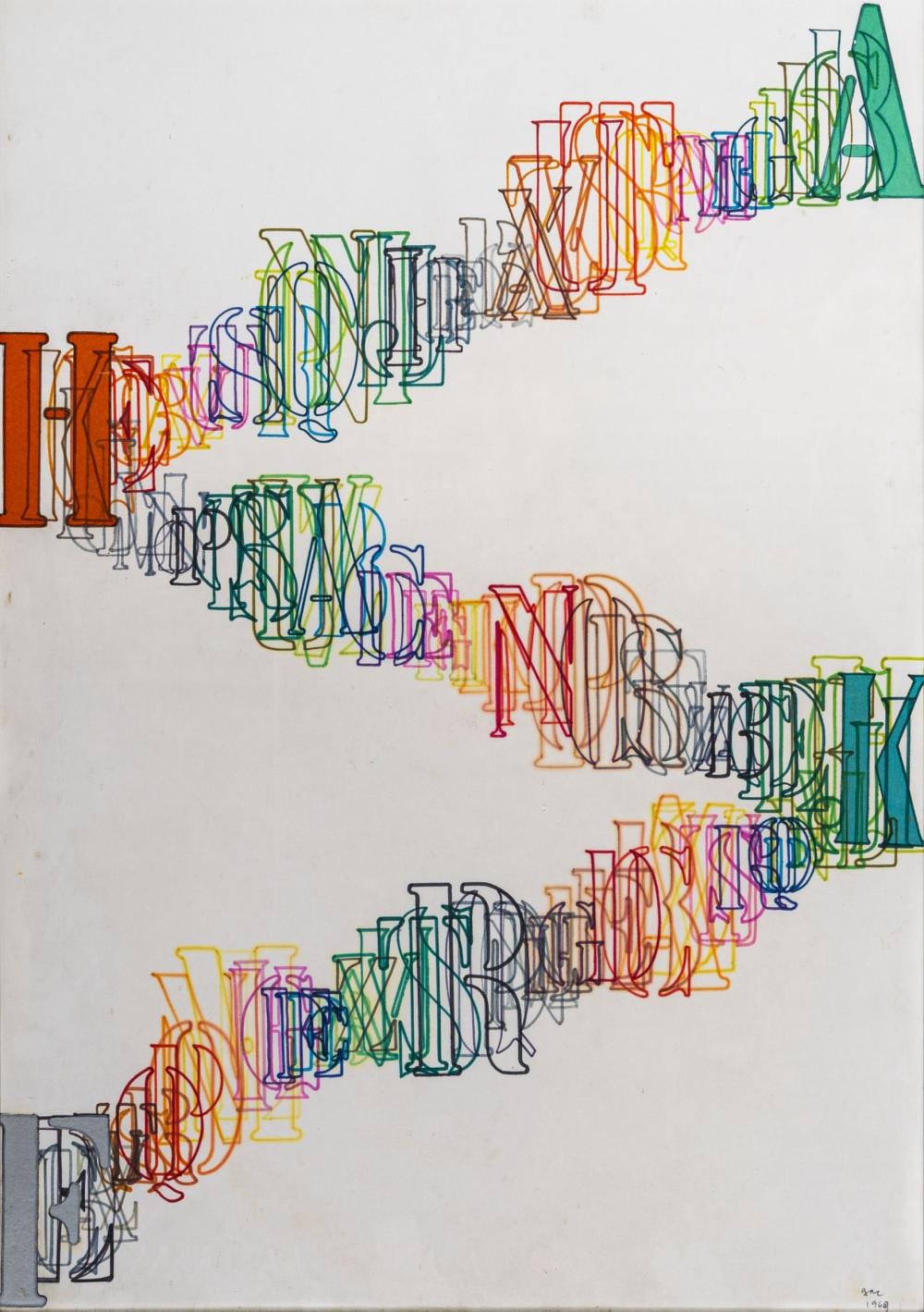 Guglielmo Achille Cavellini comparable auction result: guglielmo achille cavellini untitled