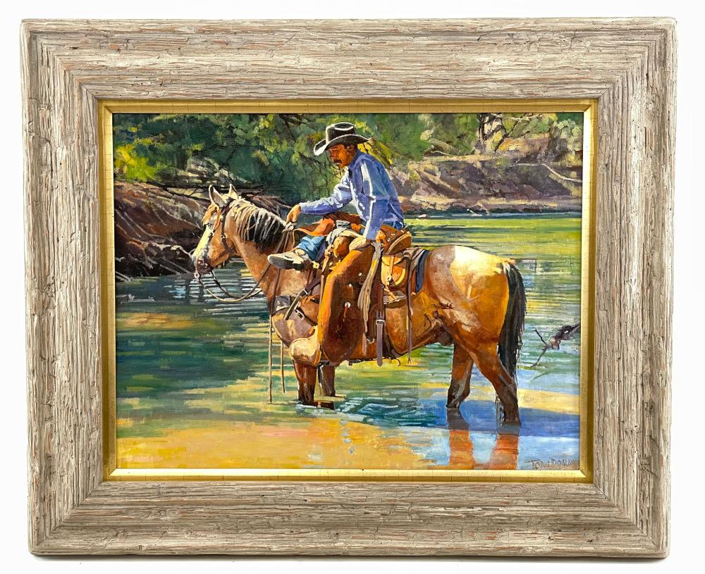Tom Dorr comparable auction result: tom dorr afternoon cooldown oil on board