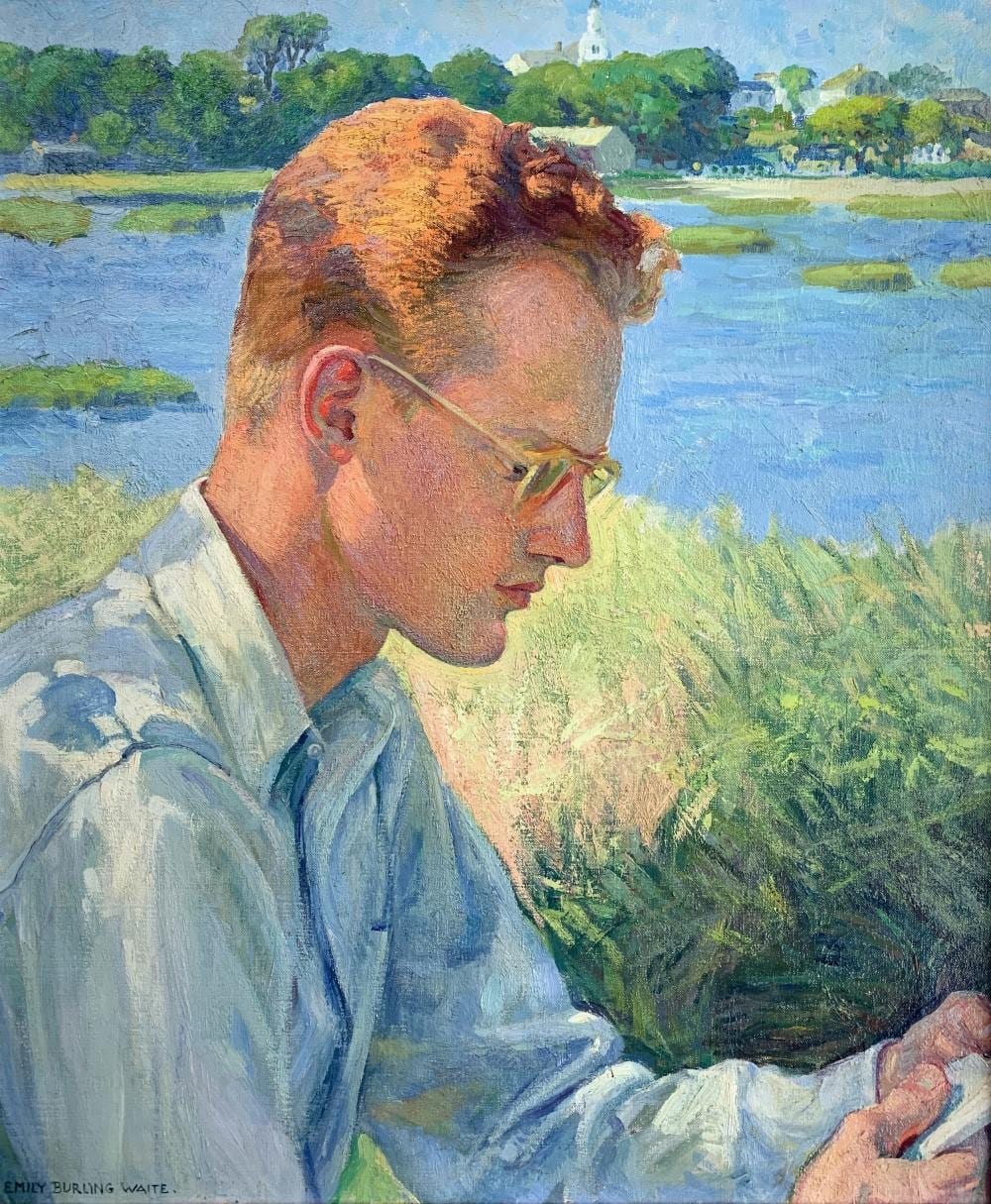 emily waite 1887 1980 portrait of a young man wellflleet oil on canvas · Bakker Auctions · 2022-10-08 Emily Waite comparable auction result: emily waite 1887 1980 portrait of a young man wellflleet oil on canvas