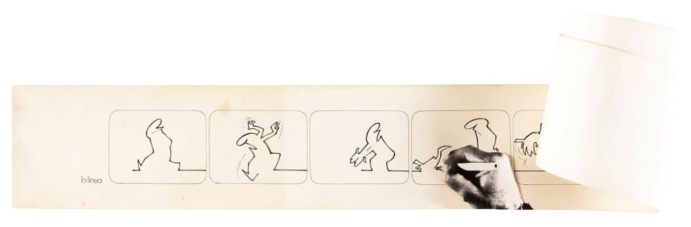 Osvaldo Cavandoli comparable auction result: osvaldo cavandoli la linea l ebrezza del volo 1976