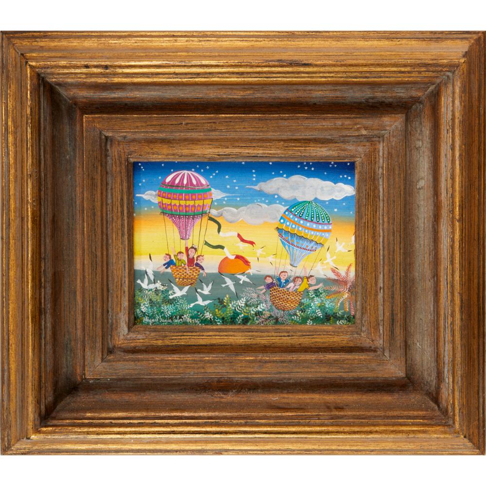 Miguel Garcia Ceballos comparable auction result: miguel garcia ceballos oil on board 1987
