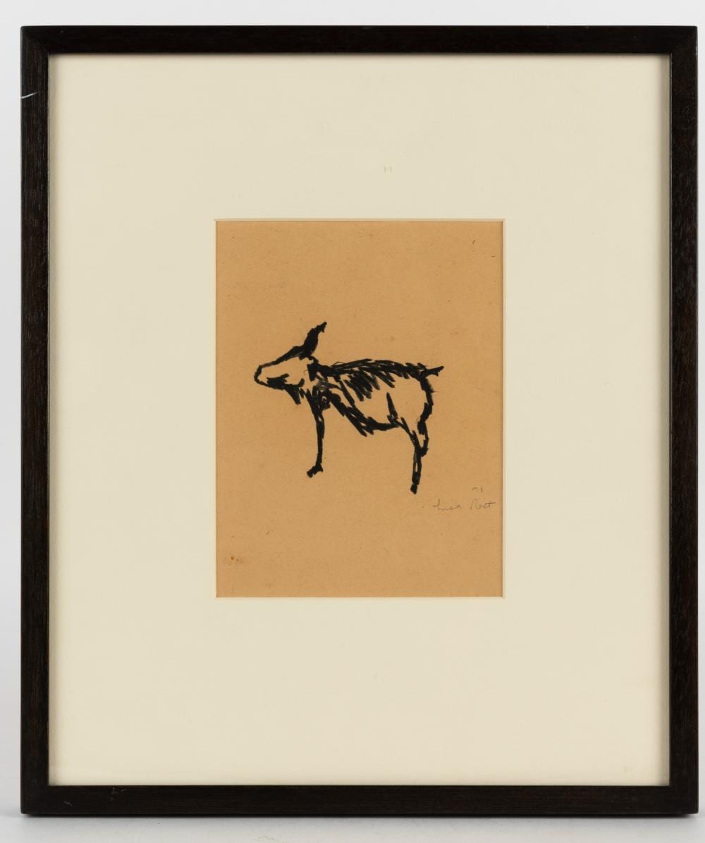 Lisa Roet comparable auction result: lisa roet born 1967 animal study 1991