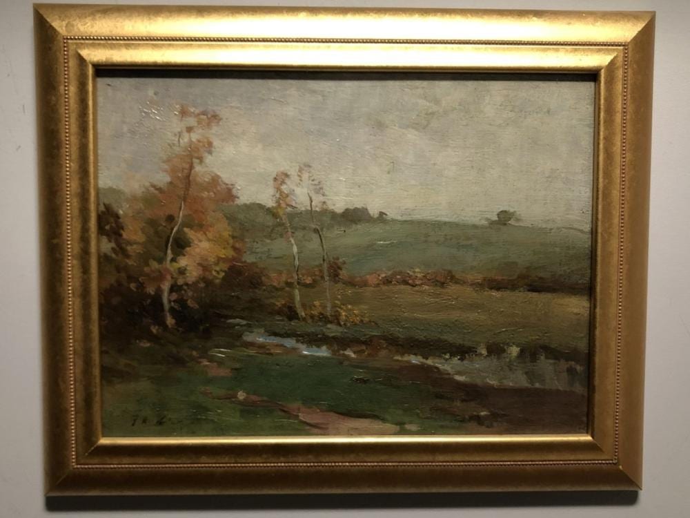 Fernando A. Carter comparable auction result: f a carter signed oil on board autumn landscape