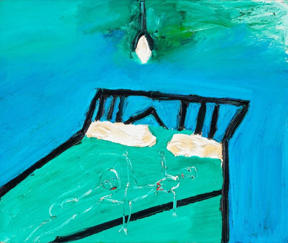 Davida Allen comparable auction result: davida allen rosie s bedroom scene no 2 1986