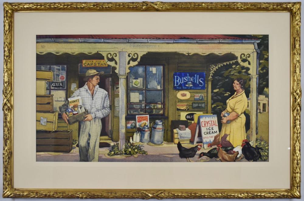 Colin Vernon Wheeler comparable auction result: colin vernon wheeler 1919 2012 the country store 1958