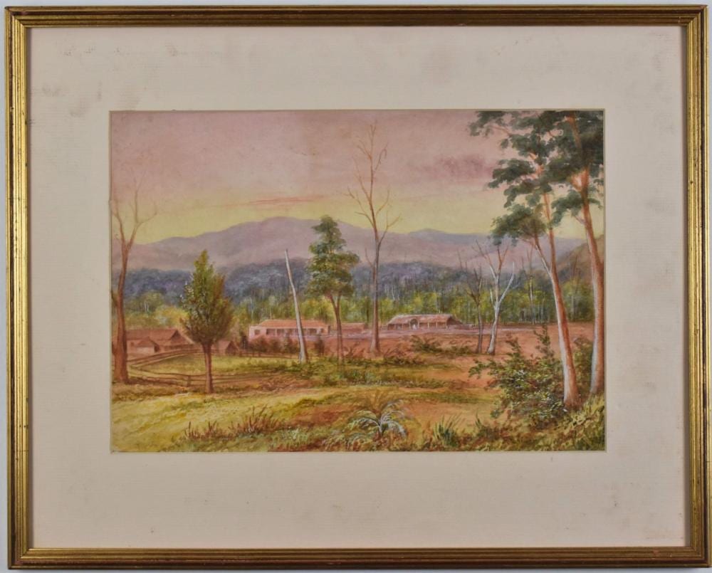 Arnold Jarvis comparable auction result: arnold jarvis 1881 1959 homestead amongst the gumtrees