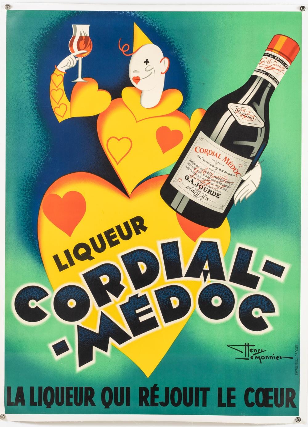 henry lemonnier 1893 1978 liqueur cordial medoc · Everard Auctions and Appraisals · 2022-10-18 Henry LeMonnier comparable auction result: henry lemonnier 1893 1978 liqueur cordial medoc
