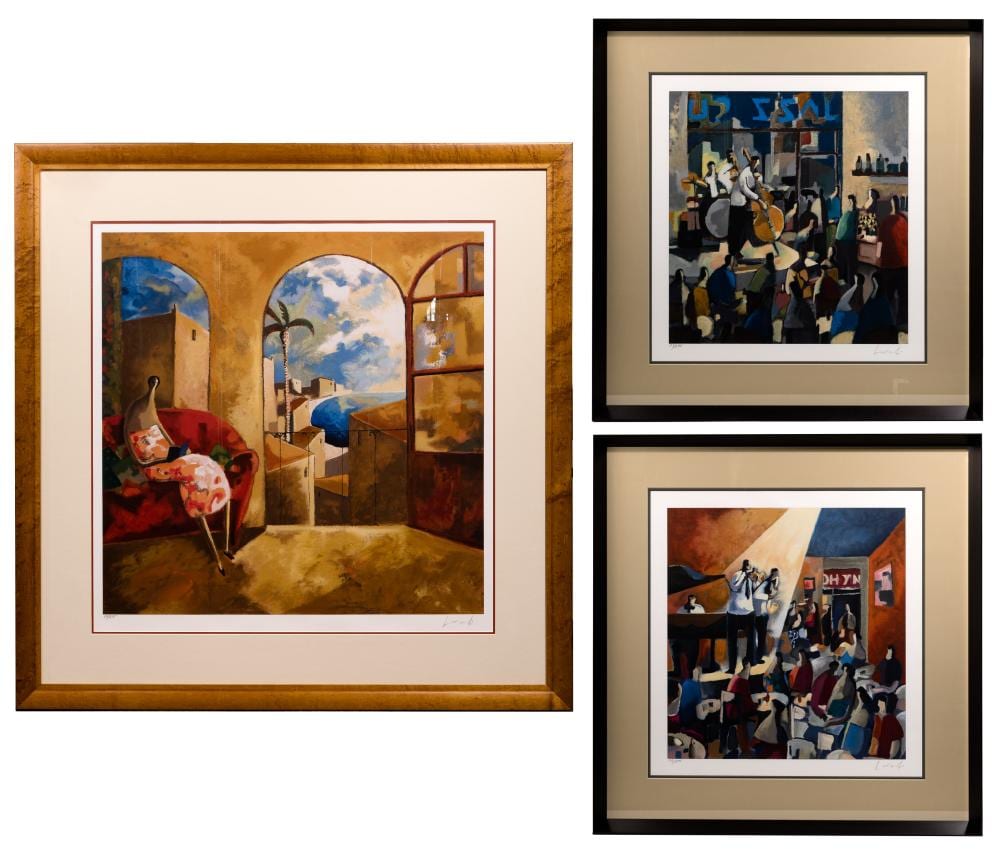 Didier Lourenco comparable auction result: didier lourenco spanish b 1958 lithograph assortment
