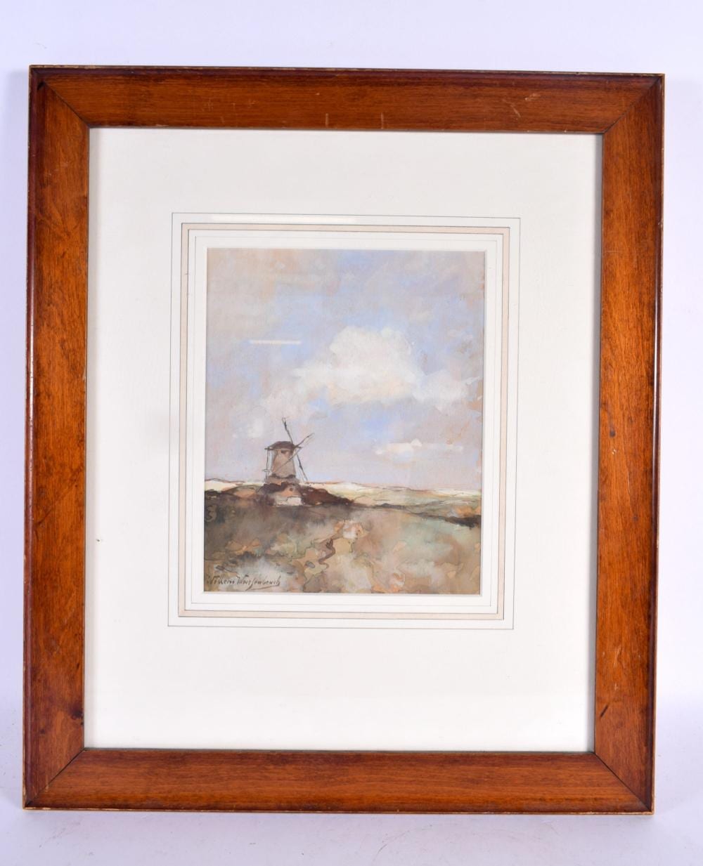 Willem Johannes Weissenbruch comparable auction result: willem johannes weissenbruch 1864 1941 watercolour windmill 48 cm x 38 cm