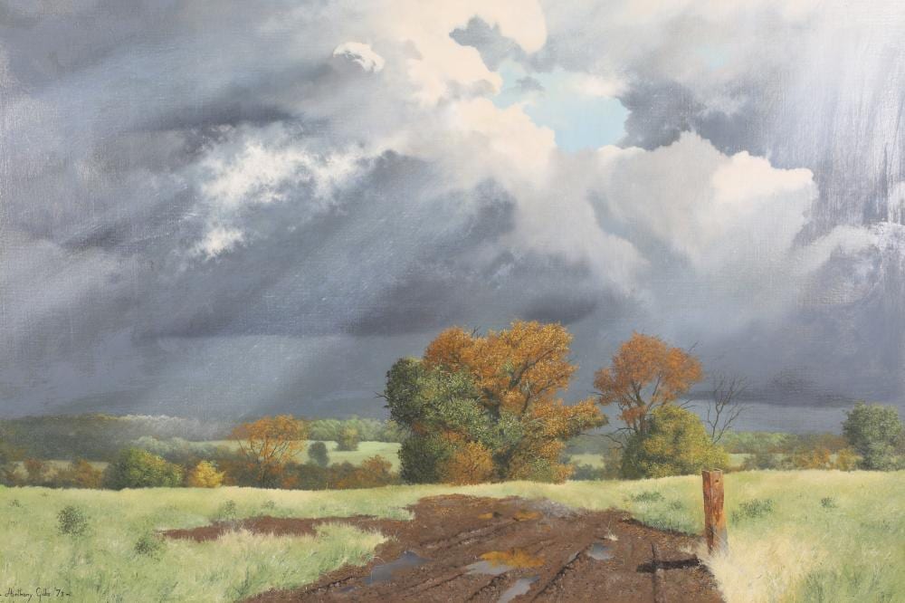Anthony Gibbs comparable auction result: anthony gibbs oil on canvas english landscape