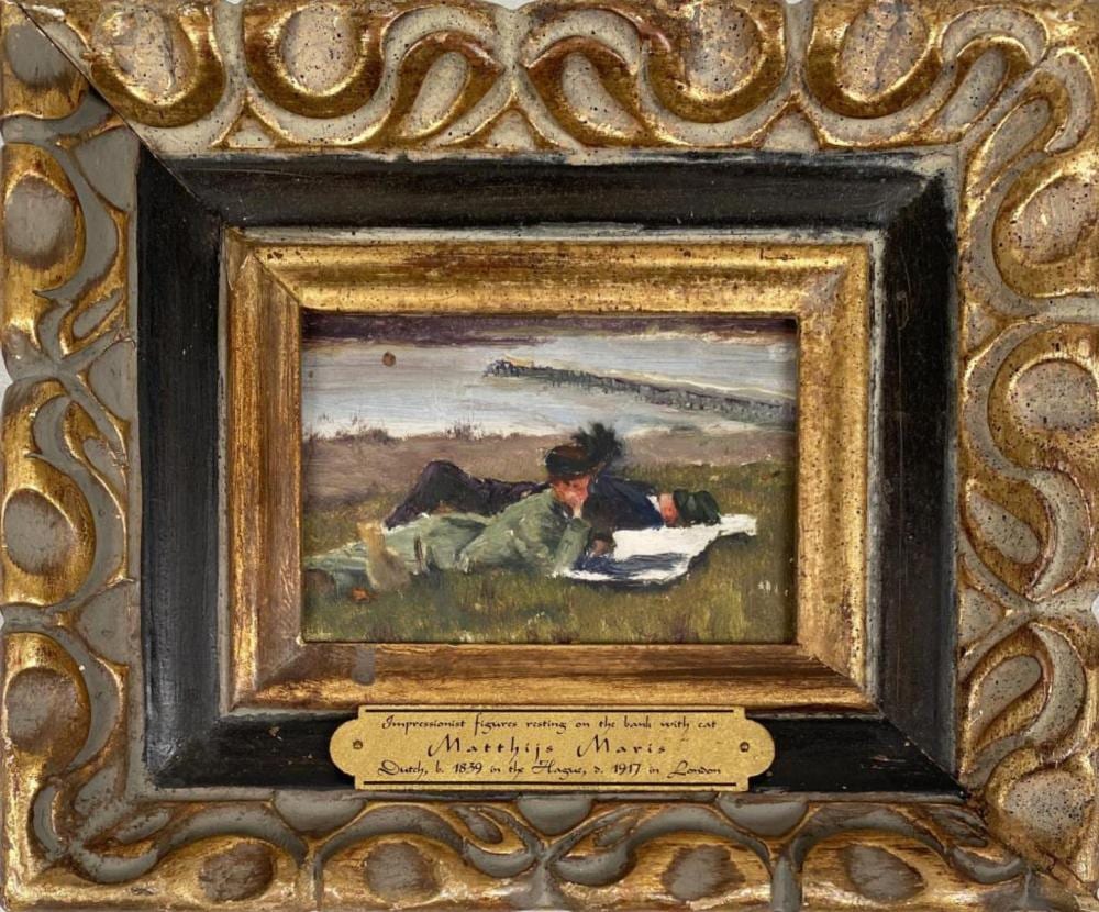matthijs maris impressionist figures o b · Schwenke Auctioneers · 2022-10-18 Matthijs Maris comparable auction result: matthijs maris impressionist figures o b