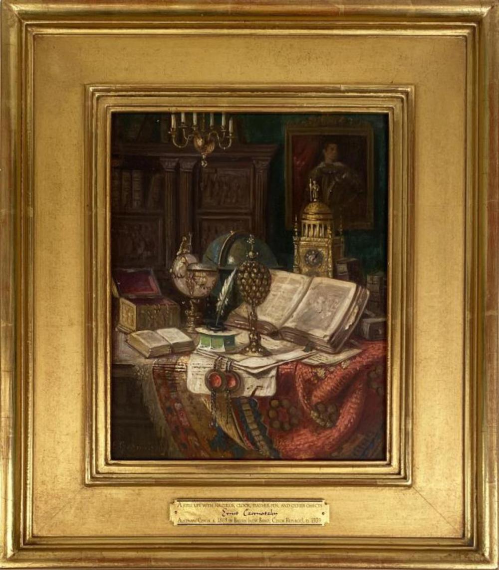 Ernst Czernotzky comparable auction result: ernst czernotzky still life o p