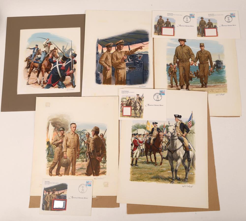 original ed vebell oil paintings in acrylics 136913 · Holabird Western Americana · 2022-10-15 Edward T. Vebell comparable auction result: original ed vebell oil paintings in acrylics 136913