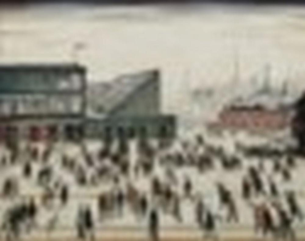 Laurence Stephen Lowry, R.A. (1887-1976) Going to the Match Laurence Stephen Lowry, R.A. (1887-1976) comparable sale