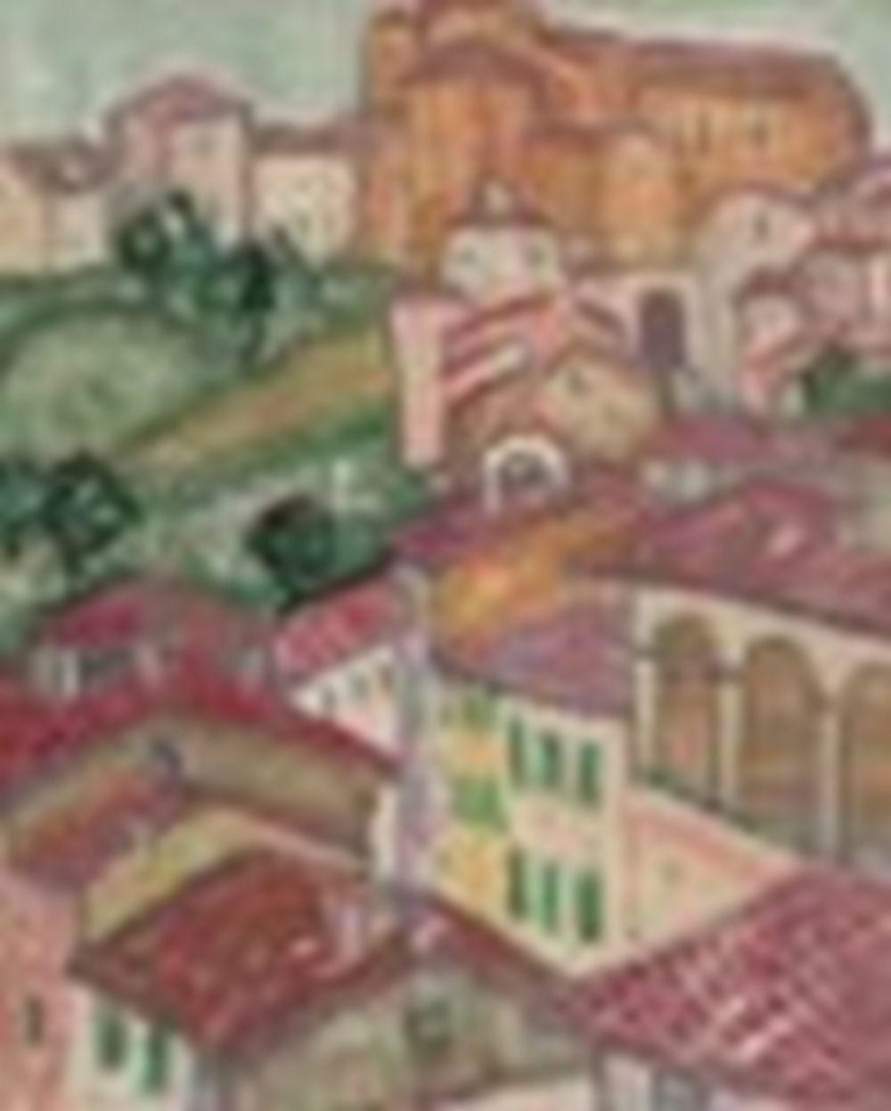Jessica Dismorr comparable auction result: jessica dismorr 1885 1939 siena jessica dismorr 1885 1939 siena oil on panel 17 x 14 in 43 2