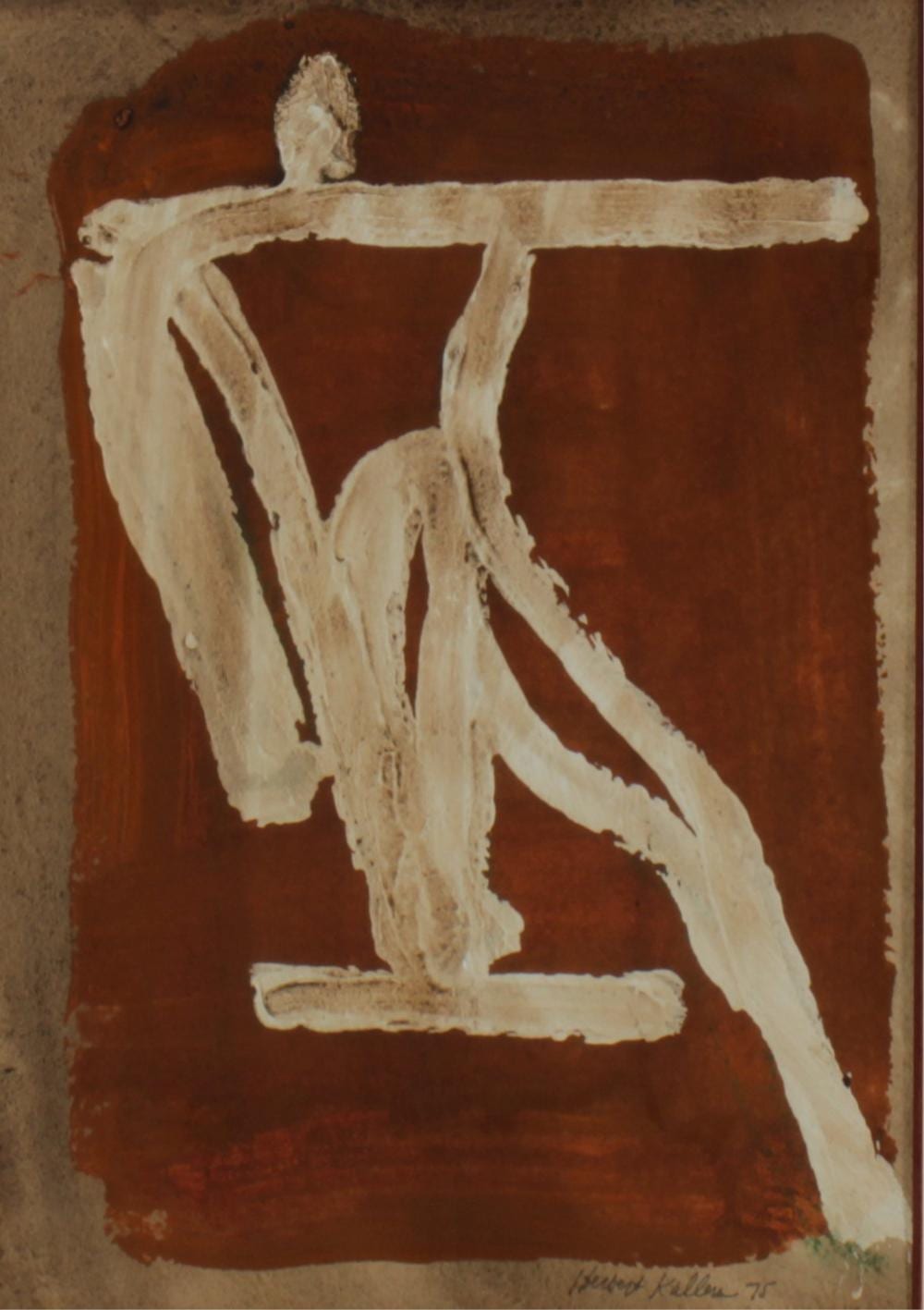 Herbert Kallem comparable auction result: herbert kallem abstract figure