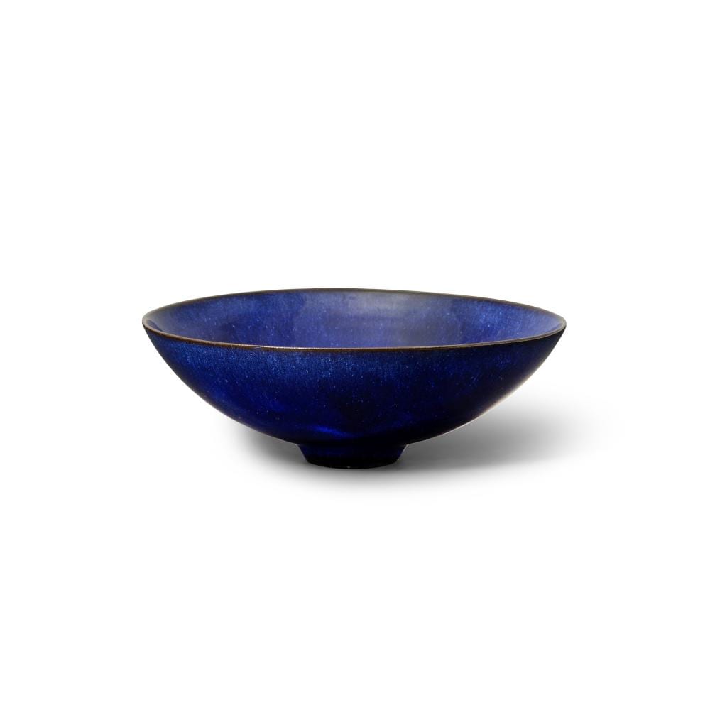 Gertrude DesClayes comparable auction result: gertrud 1908 1971 and otto natzler 1908 2007 blue bowlglazed earthenware signed natzler on undersideheight 2 1 4in 5 7cm diameter 6 3 4in 17 2cm