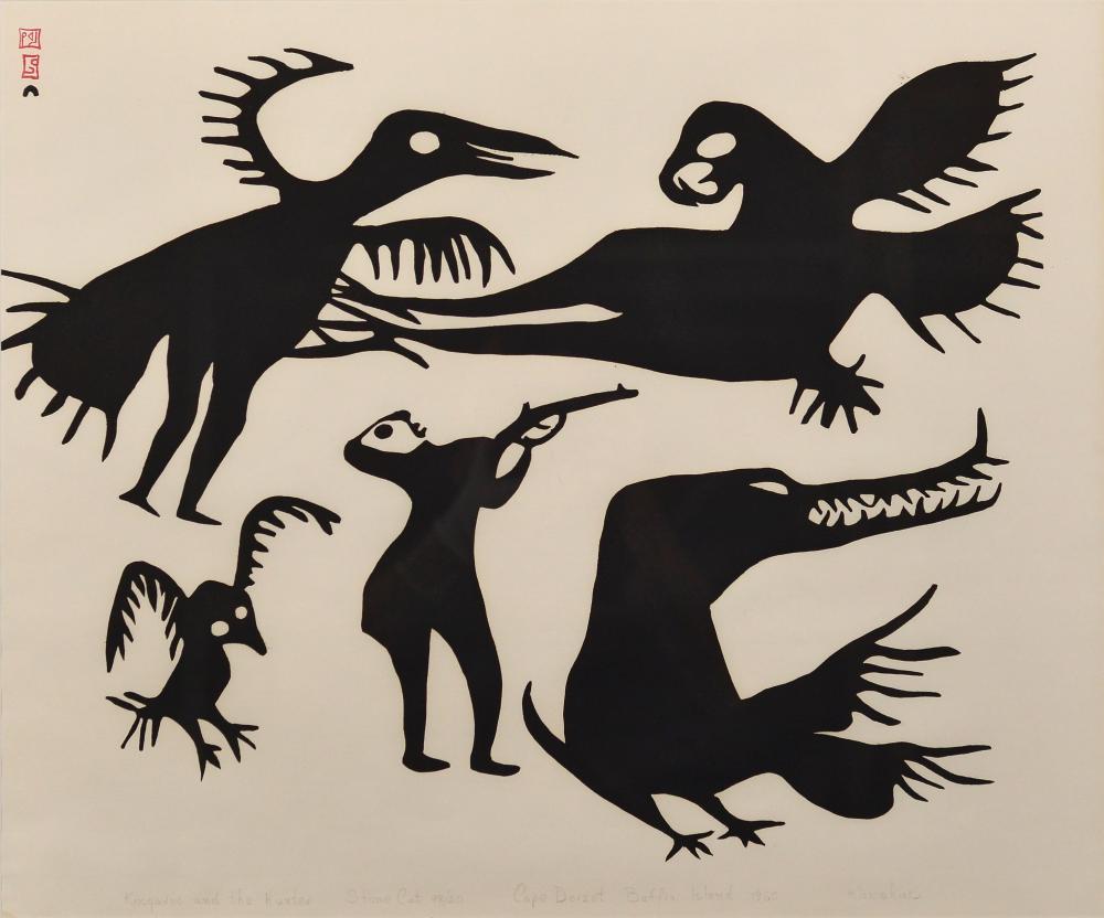 Kiakshuk comparable auction result: kiakshuk kikqavik and the hunter 1960