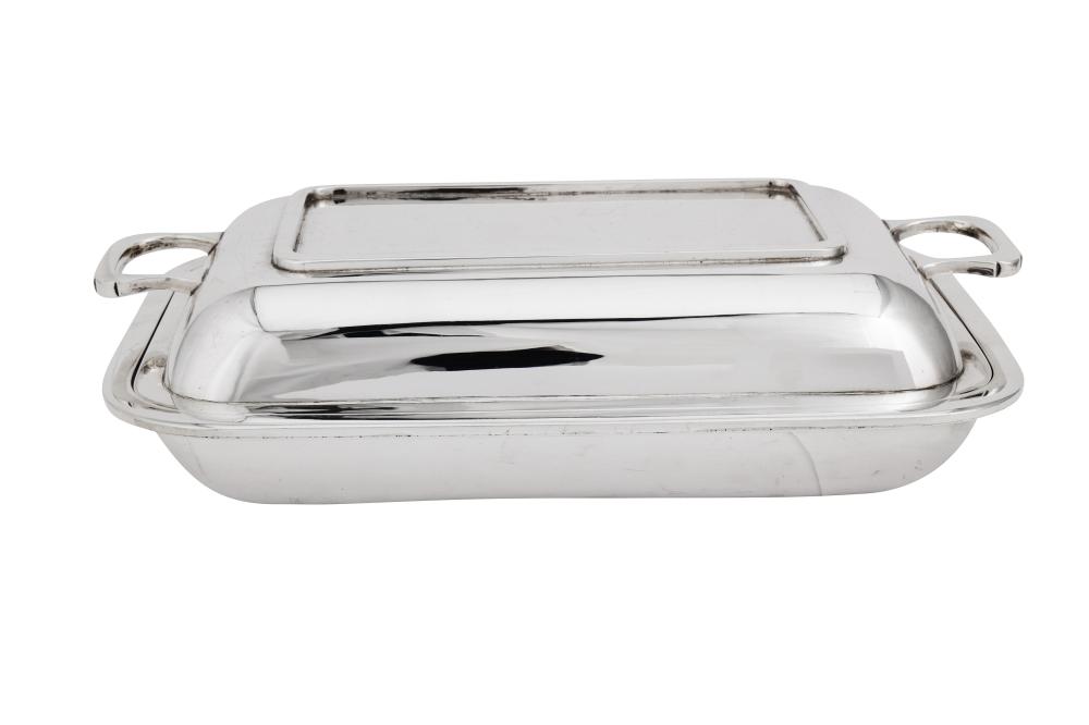 A mid-20th century Thai silver entrée dish, Bangkok circa 1960 by H. Sena sold by Chiswick Auctions, lot 564 — auction record photograph