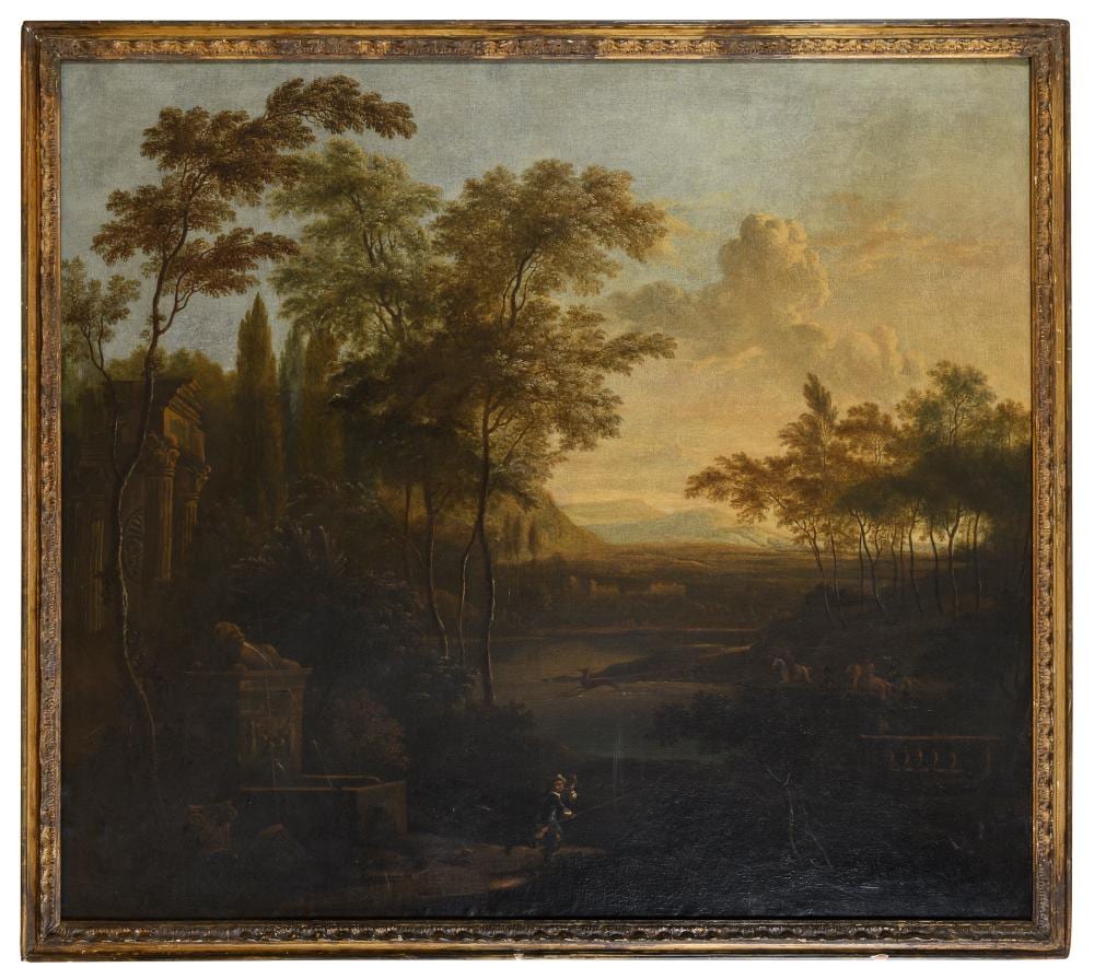 oil landscape by frederik de moucheron · Casa d'Aste Babuino · 2022-10-18 Frederik de Moucheron comparable auction result: oil landscape by frederik de moucheron