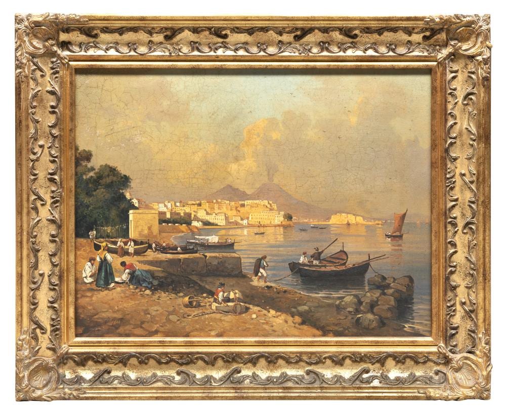 Guglielmo Giusti comparable auction result: oil painting by guglielmo giusti