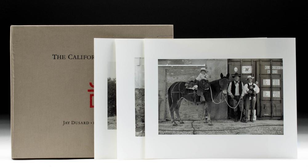 signed jay dusard photo portfolio california vaquero · Artemis Gallery · 2022-10-13 Jay Dusard comparable auction result: signed jay dusard photo portfolio california vaquero