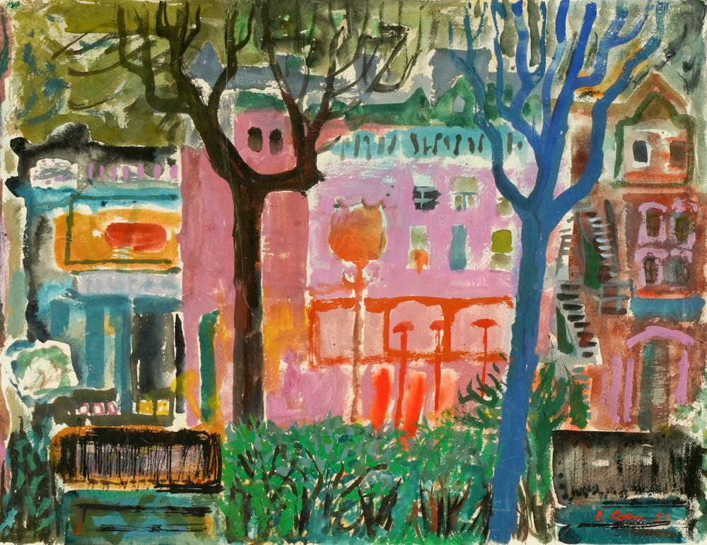Eleanor Coen comparable auction result: eleanor coen 1916 2010 city scene