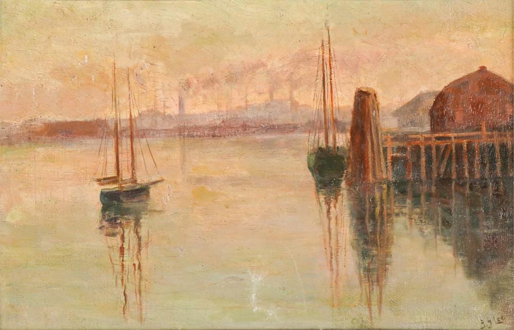 Bertha Stringer Lee comparable auction result: bertha stringer lee 1869 1937 oakland estuary