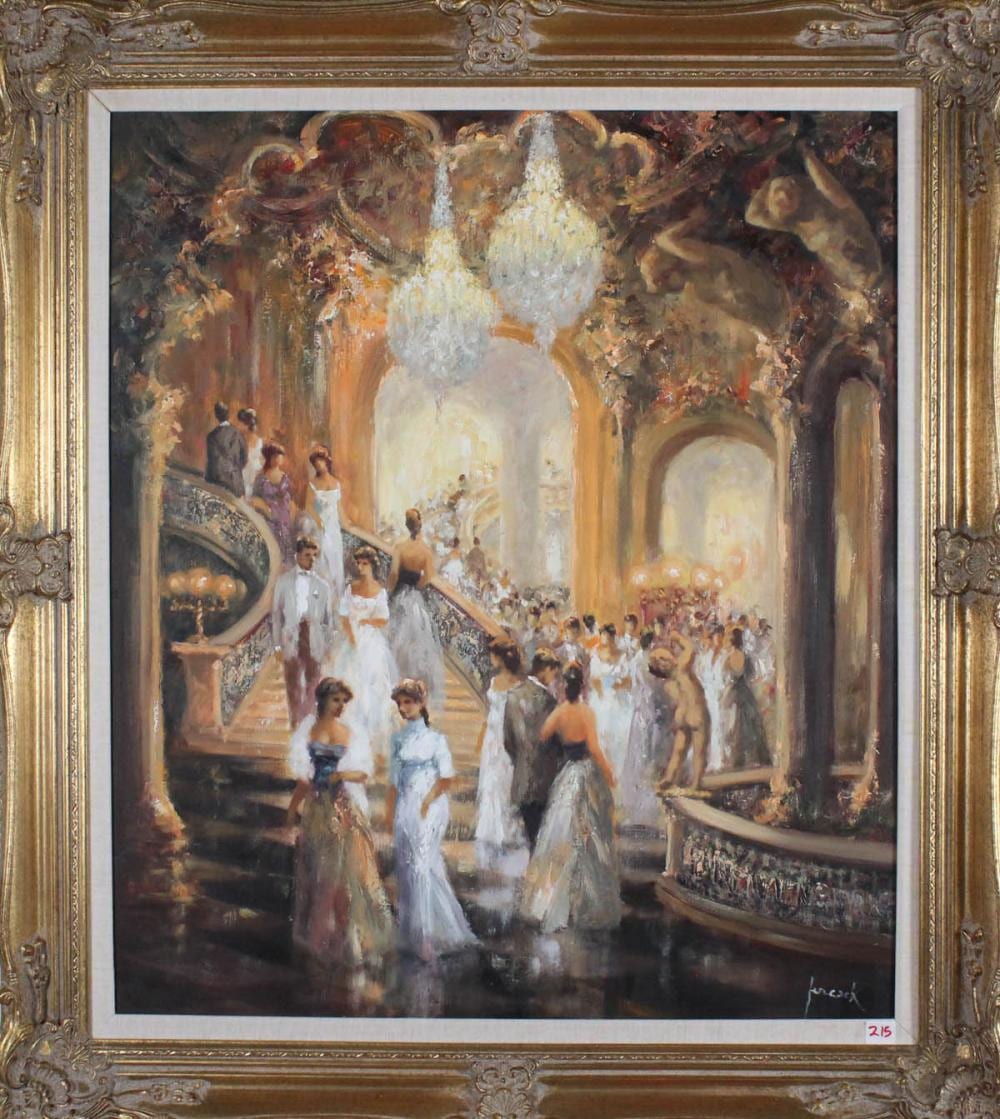 christian jereczek oil on canvas · O'Gallerie · 2022-10-24 Christian Jereczek comparable auction result: christian jereczek oil on canvas