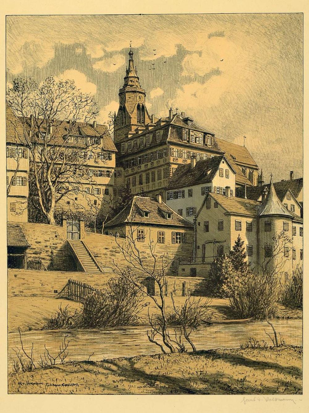 Hans Richard von Volkmann comparable auction result: hans richard von volkmann 1860 1927 halle studies at