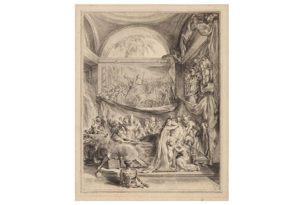 Gabriel de Saint-Aubin comparable auction result: gabriel de saint aubin paris 1724 1780