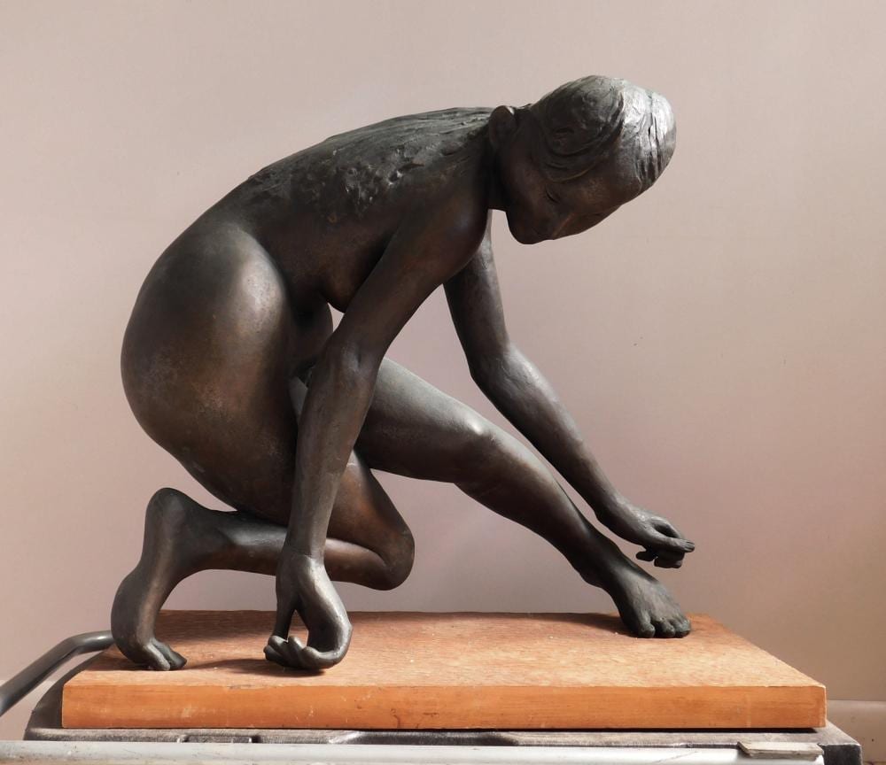 Elbert Weinberg comparable auction result: elbert weinberg bronze sculpture