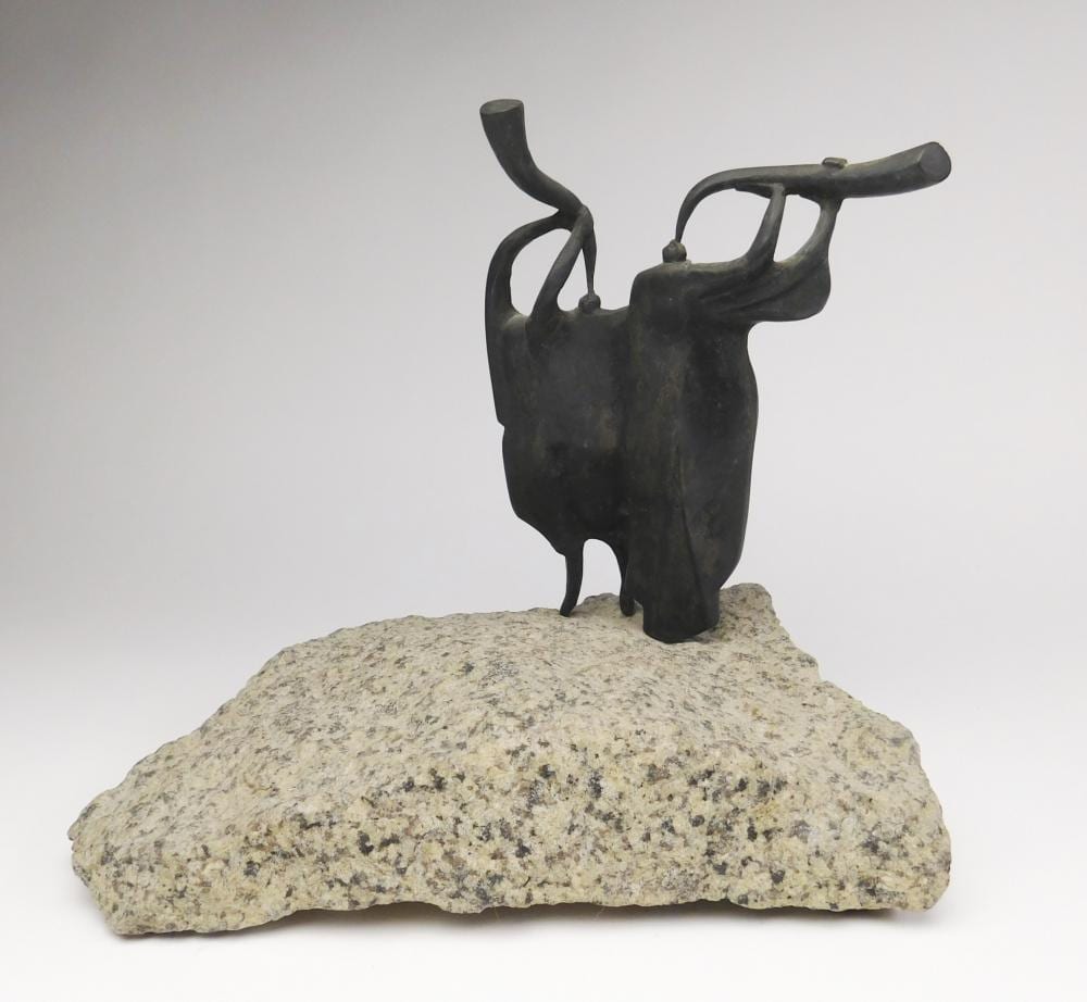 Elbert Weinberg comparable auction result: elbert weinberg bronze sculpture