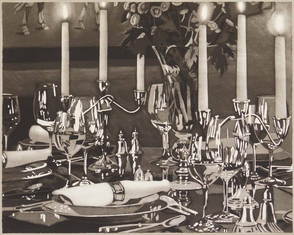 Julia Jacquette comparable auction result: julia jacquette aquatint
