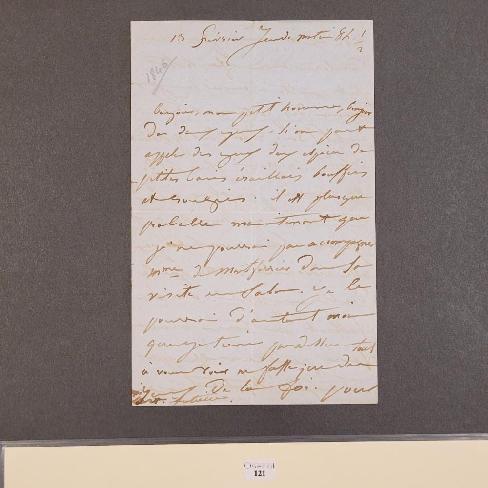 Jean (1485) Duvet comparable auction result: drouet julienne gauvain dite juliette lettre autographe sign e juliette a victor hugo s l