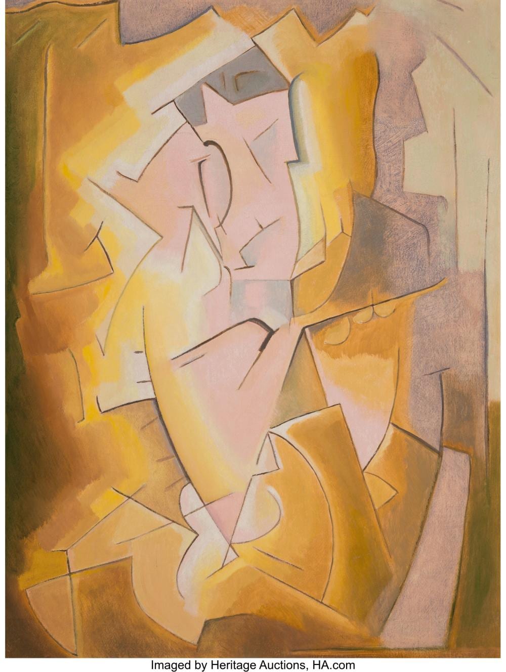 Manierre Dawson comparable auction result: manierre dawson american 1887 1969 figure in brown 1913 oil on board 31 x 23
