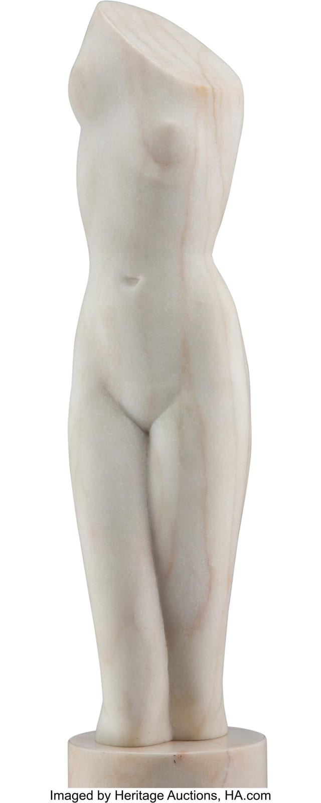 Anita Huffington comparable auction result: anita huffington american b 1934 goddess 1989 marble 36 inches 91 4 cm hi