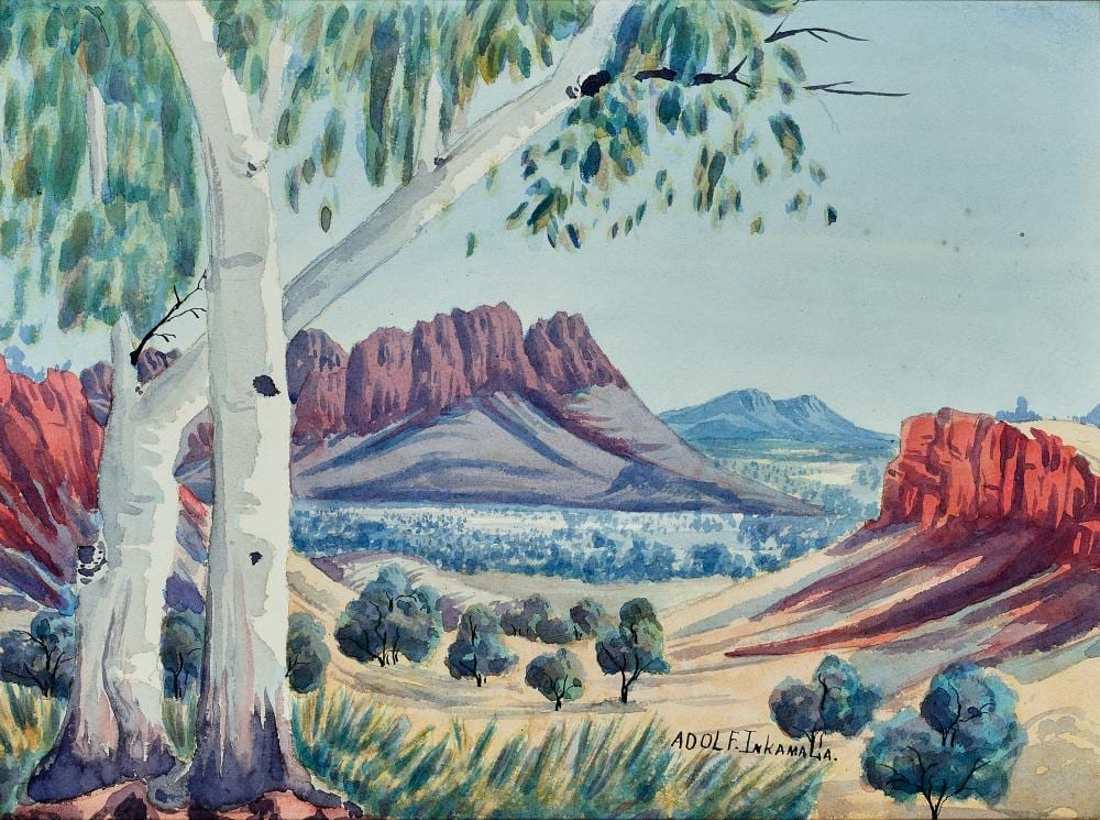 Adolf Inkamala comparable auction result: adolf inkamala untitled