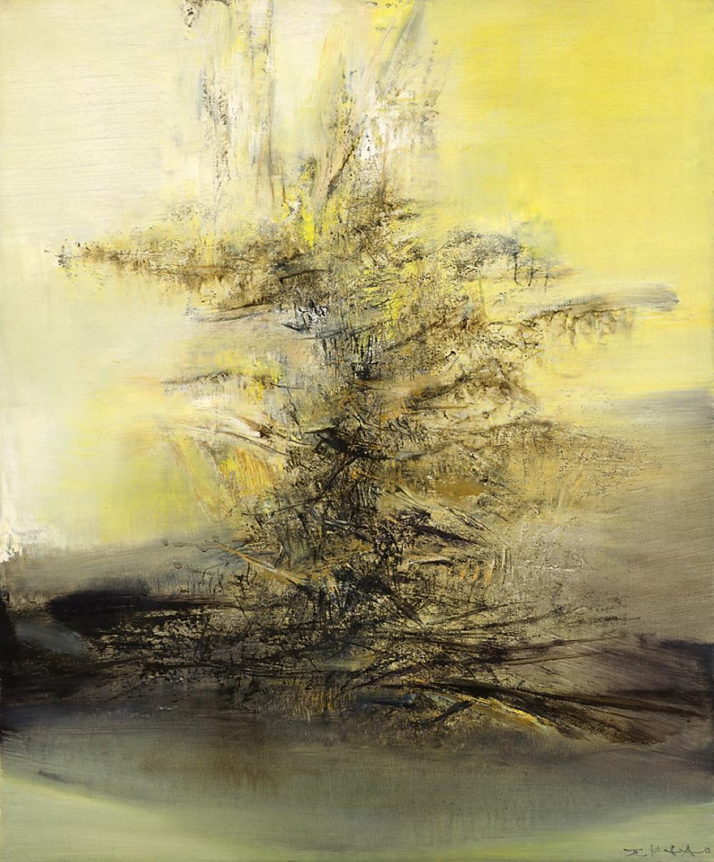 趙無極 ZAO WOUKI （Chinese-French, 1921-2013） comparable sale
