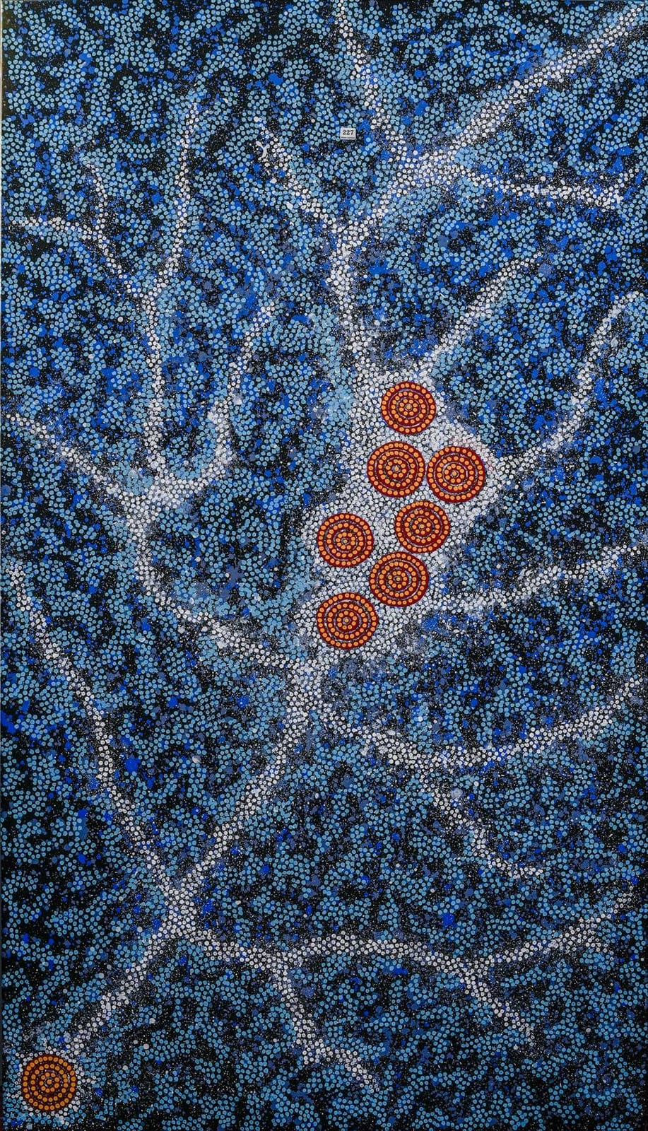MICHELLE POSSUM NUNGURRAYI Seven Sisters Dreaming sold by Kim's Auction, lot 227 — auction record photograph