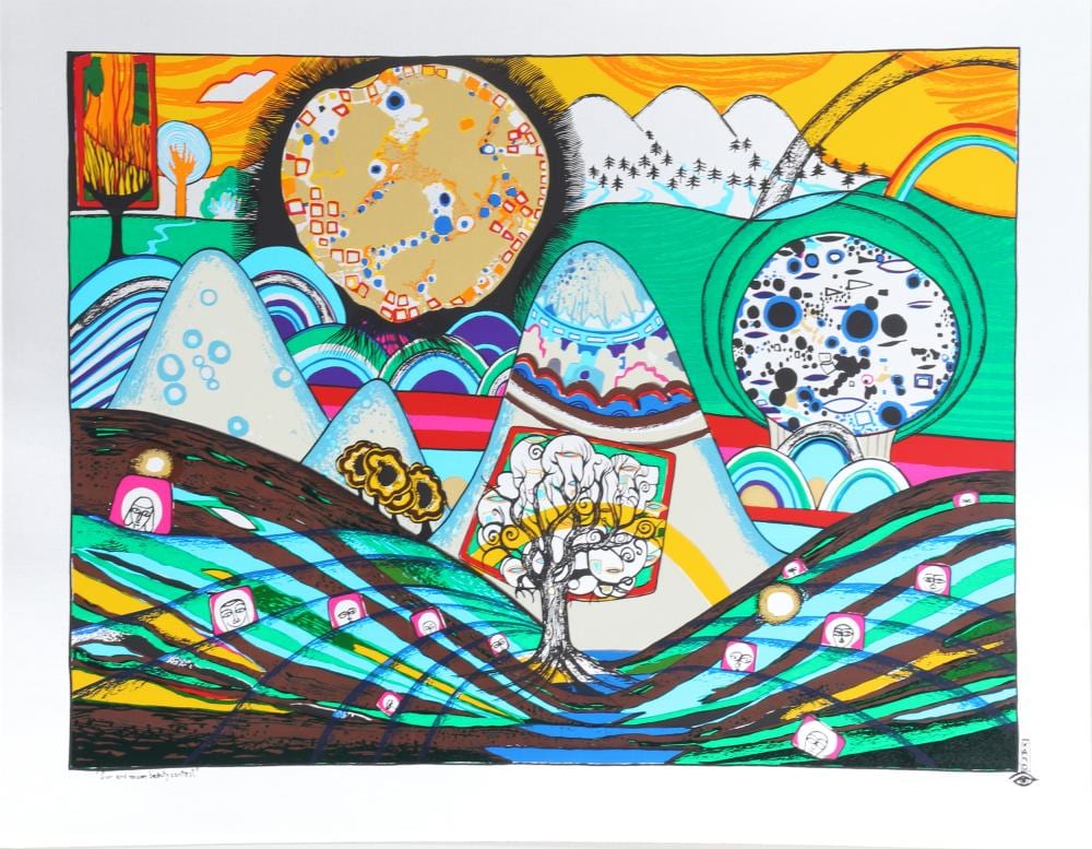 helmut kand sun and moon beauty contest from vienna daydreams screenprint · RoGallery · 2022-10-27 Helmut Kand comparable auction result: helmut kand sun and moon beauty contest from vienna daydreams screenprint