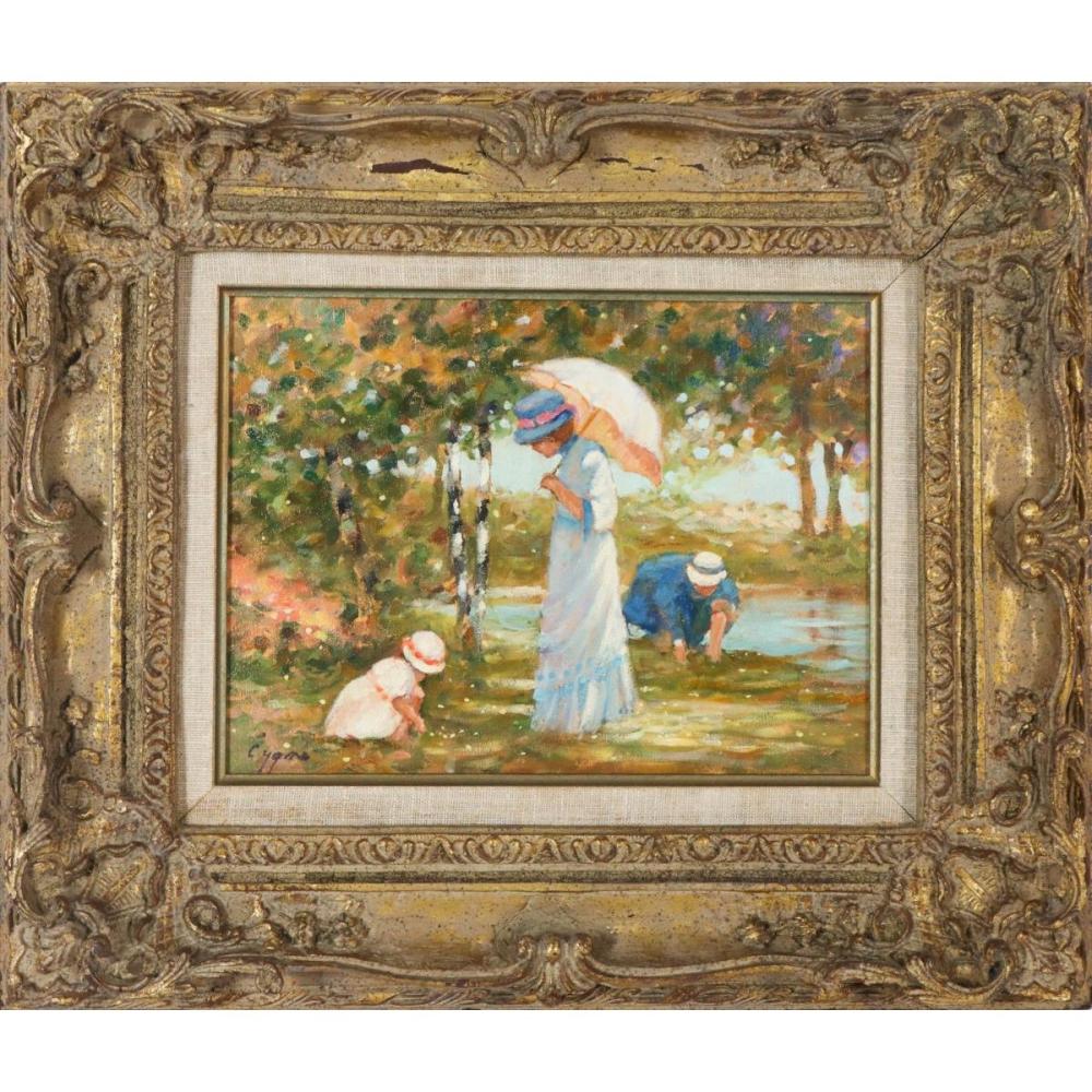 e j cygne b 1929 us france impressionist oil · Sarasota Estate Auction · 2022-10-30 E. J. Cygne comparable auction result: e j cygne b 1929 us france impressionist oil