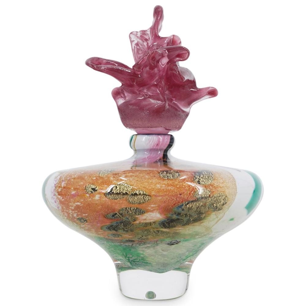 Ada Loumani comparable auction result: ada loumani 1959 art glass perfume bottle