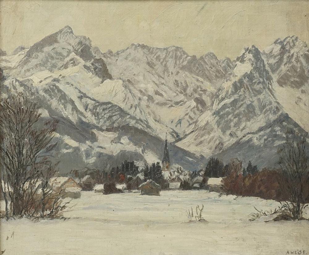 alexander weise 1883 1960 garmisch · Kunst- und Auktionshaus Quedlinburg · 2022-11-05 Alexander Weise comparable auction result: alexander weise 1883 1960 garmisch