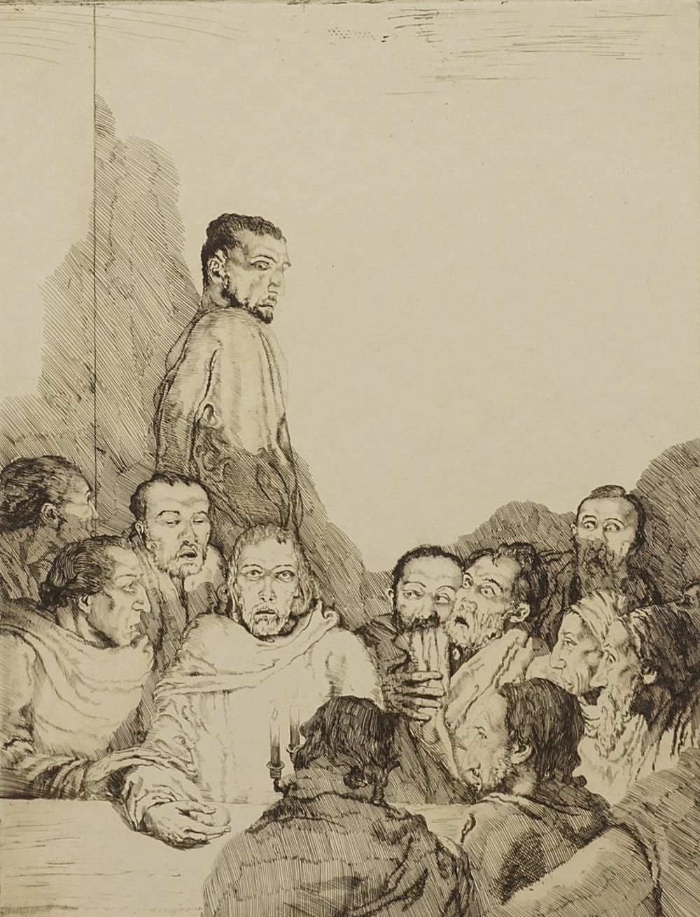 Erich Gruner comparable auction result: erich gruner 1881 1966 the last supper