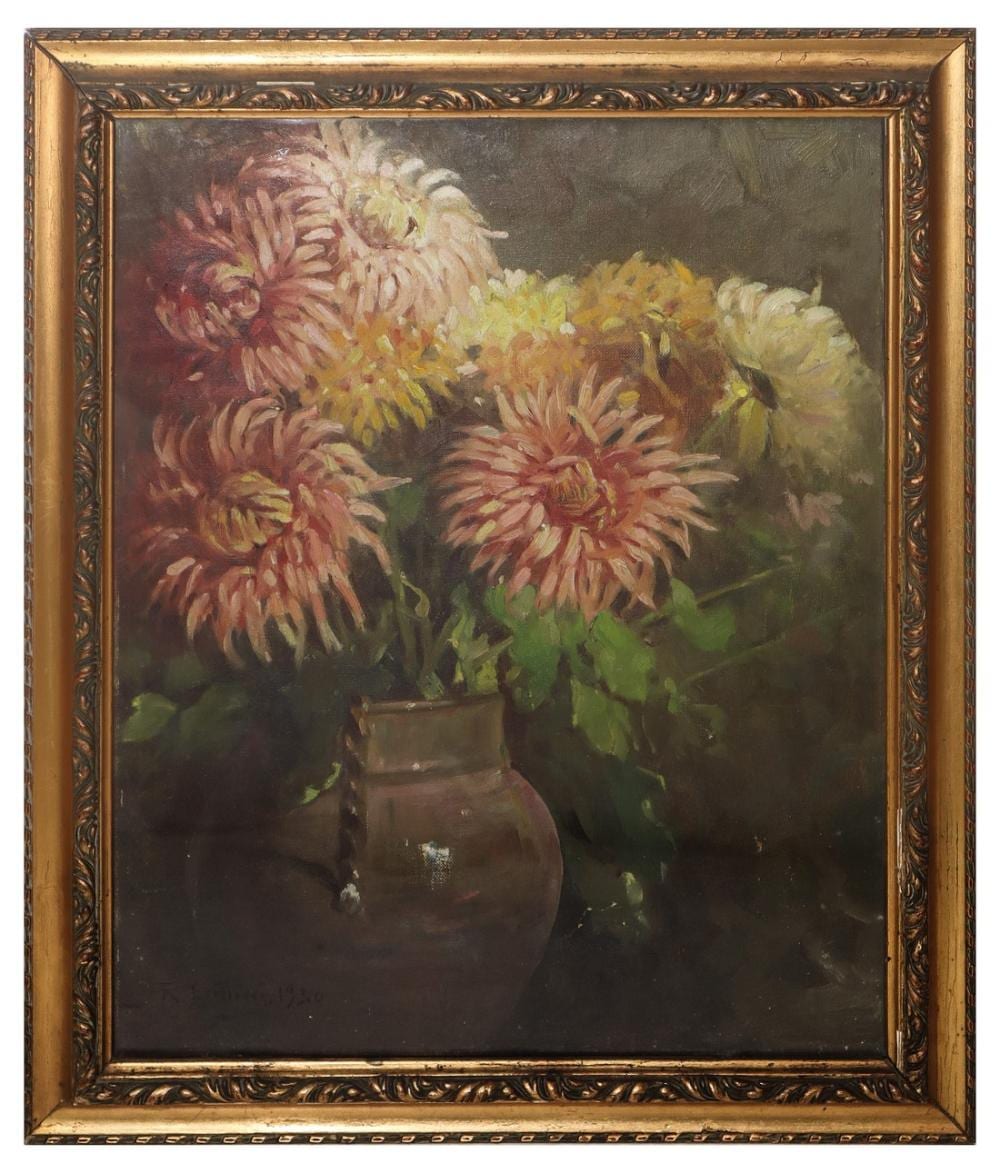 Rocco Lentini comparable auction result: rocco lentini palermo 17 10 1858 venezia 20 10 1943 the dahlias 1930