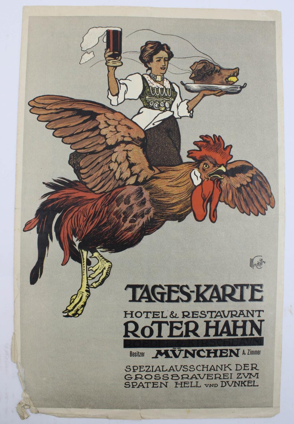 Richard Winckel comparable auction result: richard winckel advertising illustration