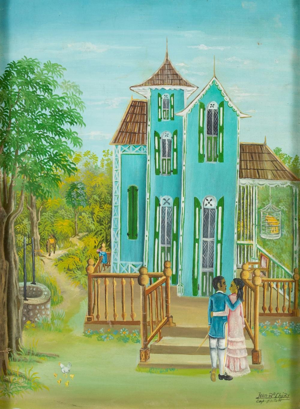 Jean Rene Chery comparable auction result: jean rene chery haitian b 1928