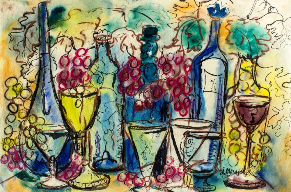 Josephine Mahaffey comparable auction result: josephine mahaffey tx 1903 1982 watercolor painting