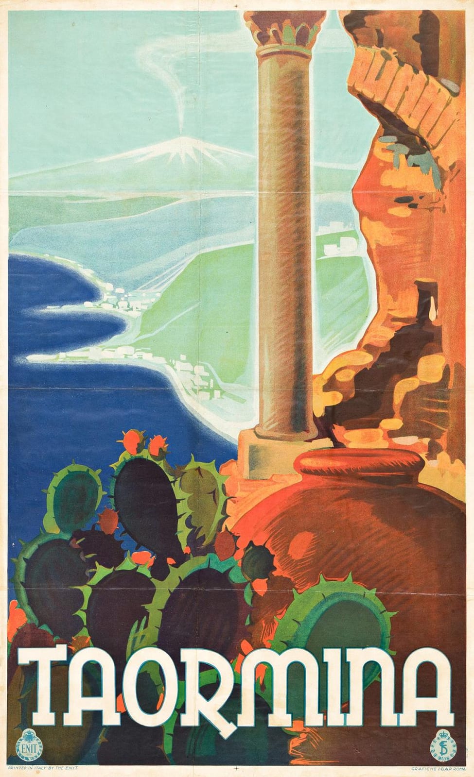 Vittorio Grassi comparable auction result: vittorio grassi 1878 1955 taormina 1933 39x24 inches 99x61 cm i g a p rome